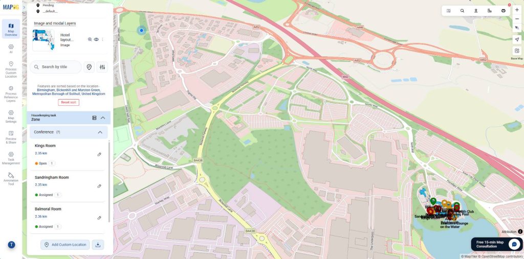 Sort by Live Location and Search for Location let users quickly view distance