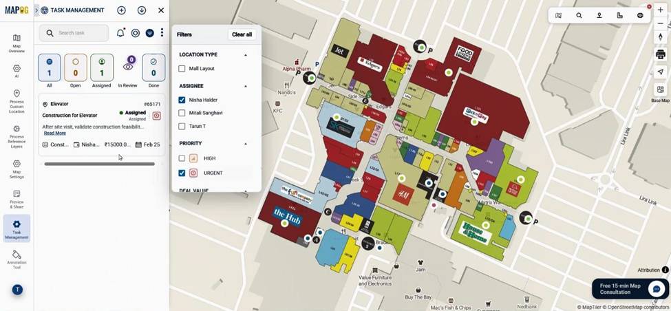 Filter tasks by priority