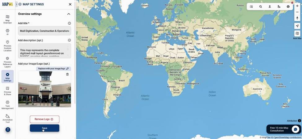 Replace mapog logo with brand logo