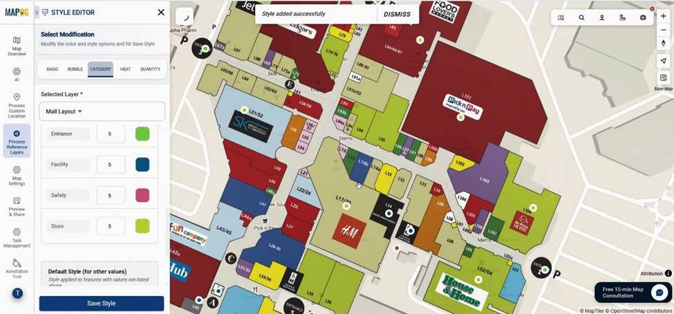 Add category style for visualization