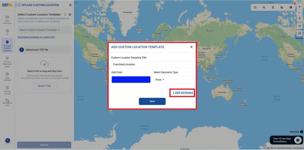 Add more custom location attributes