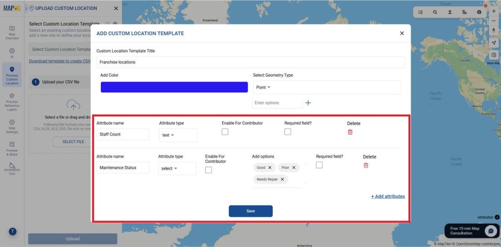  Add Attributes to store related franchise data
