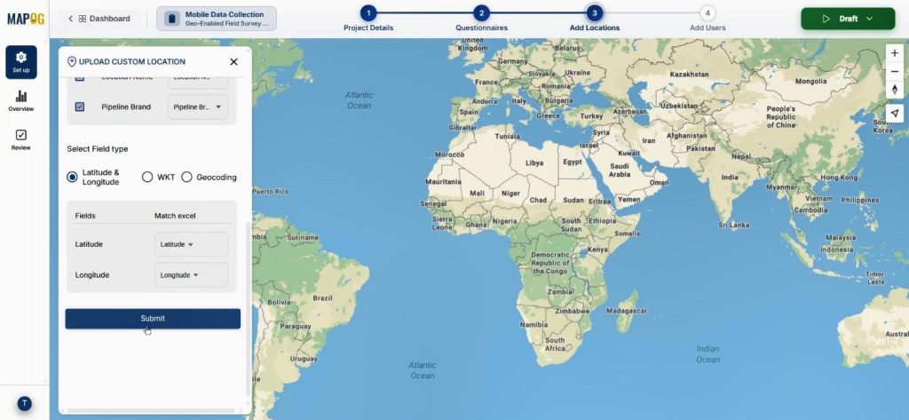 set coordinates for easy auto plot locations