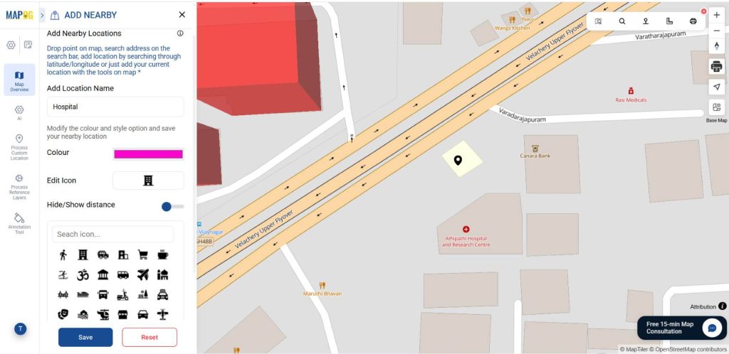 confirm the location