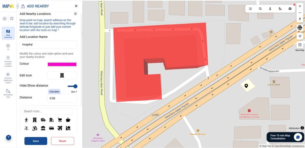measure the distance automatically