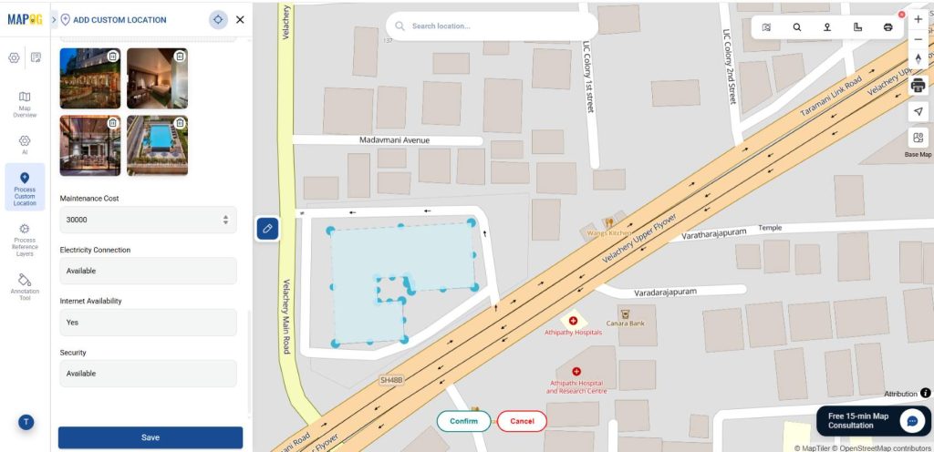 fill the polygon details