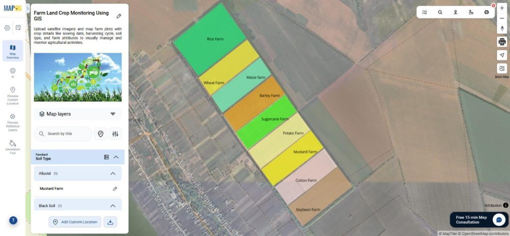 Final image for Farm Land Using Satellite Images 