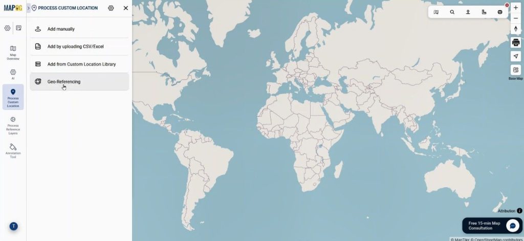 use georeferencing to Map Farm Land