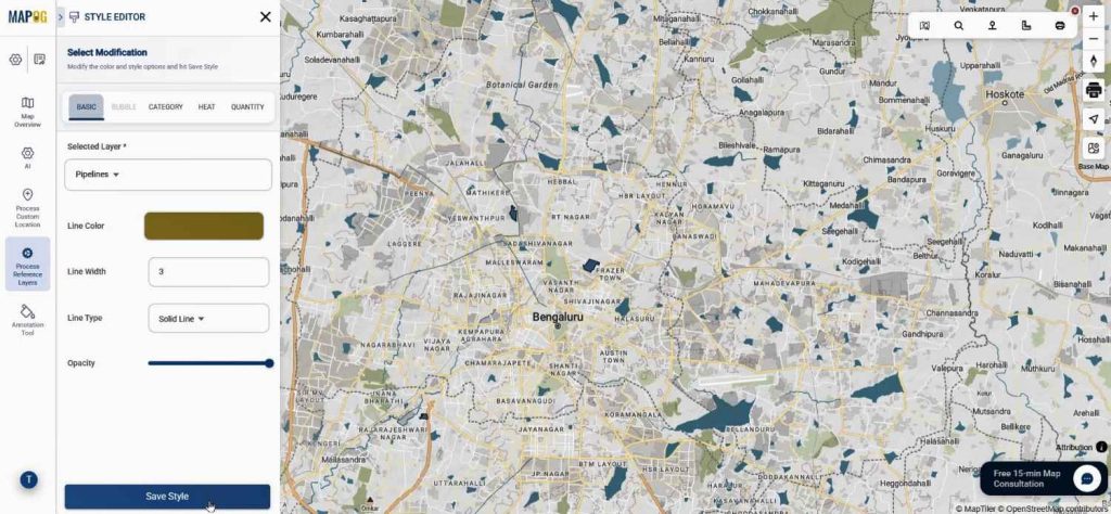 add layer style to change style