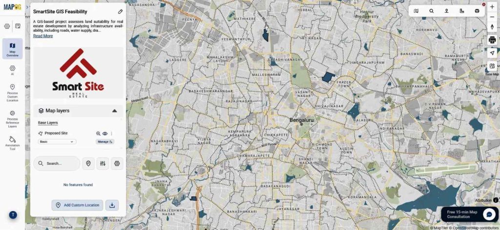 potential site for real estate site planning