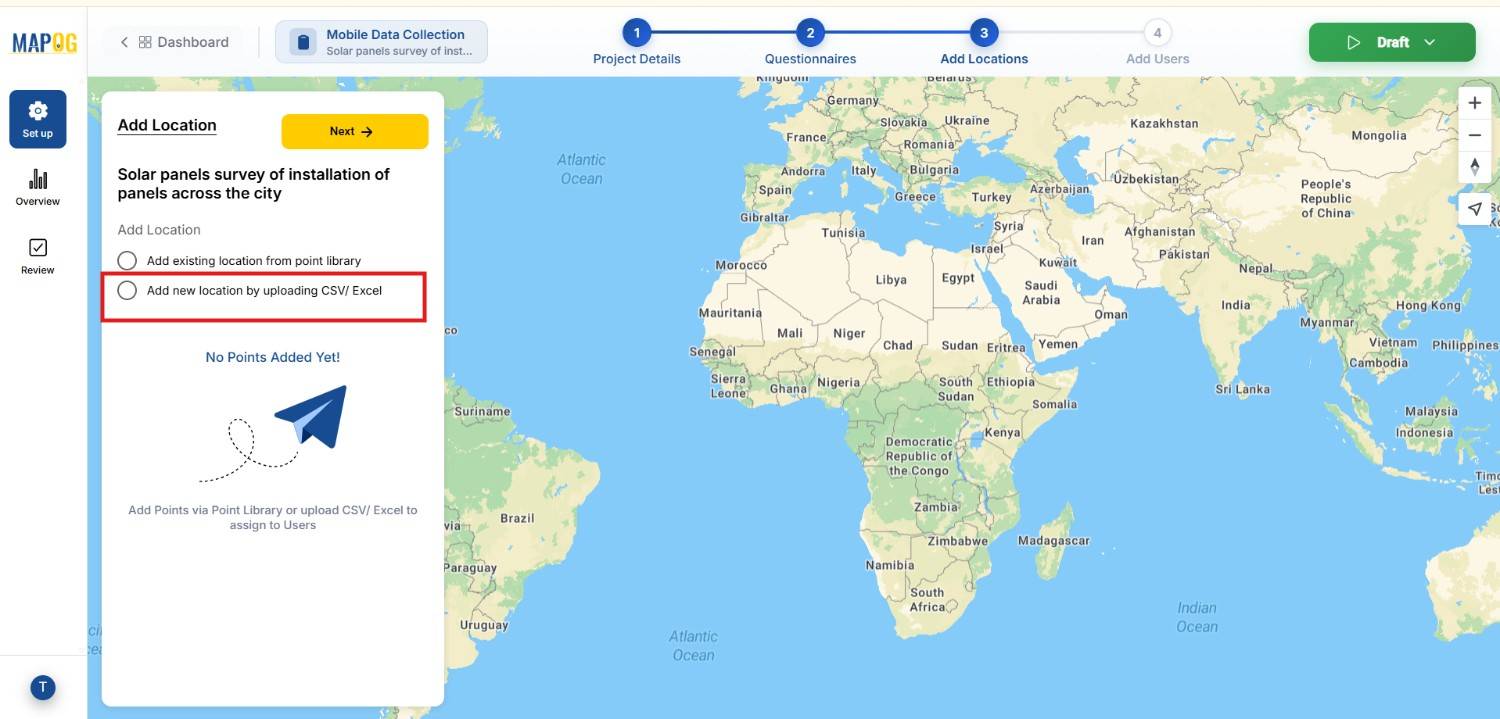 adding new locations through csv file
