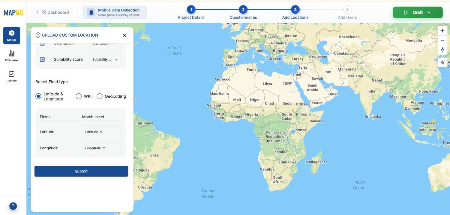 matching lattitude and longitude
