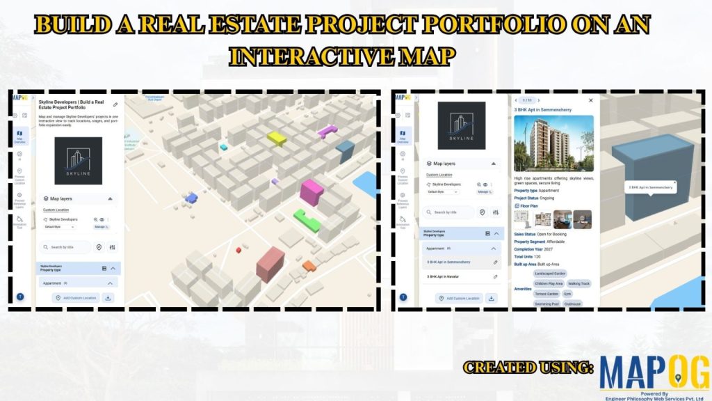 Build a Real Estate Project Portfolio on an Interactive Map