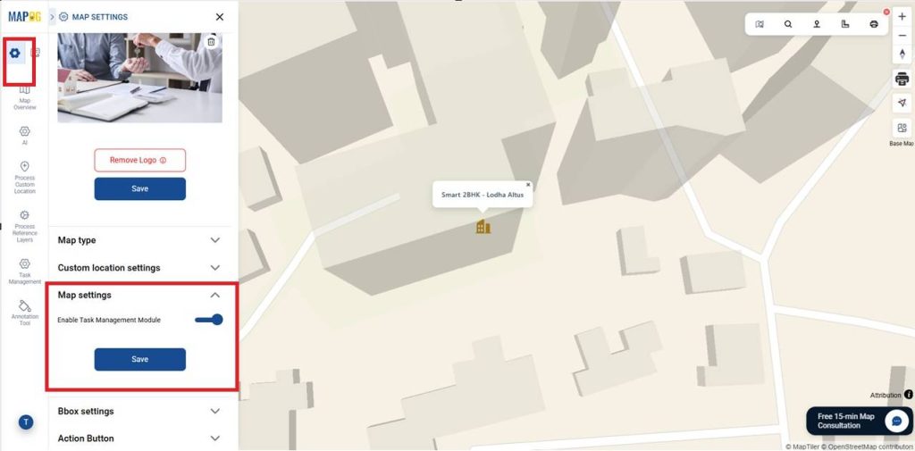 Enable Task Management Module