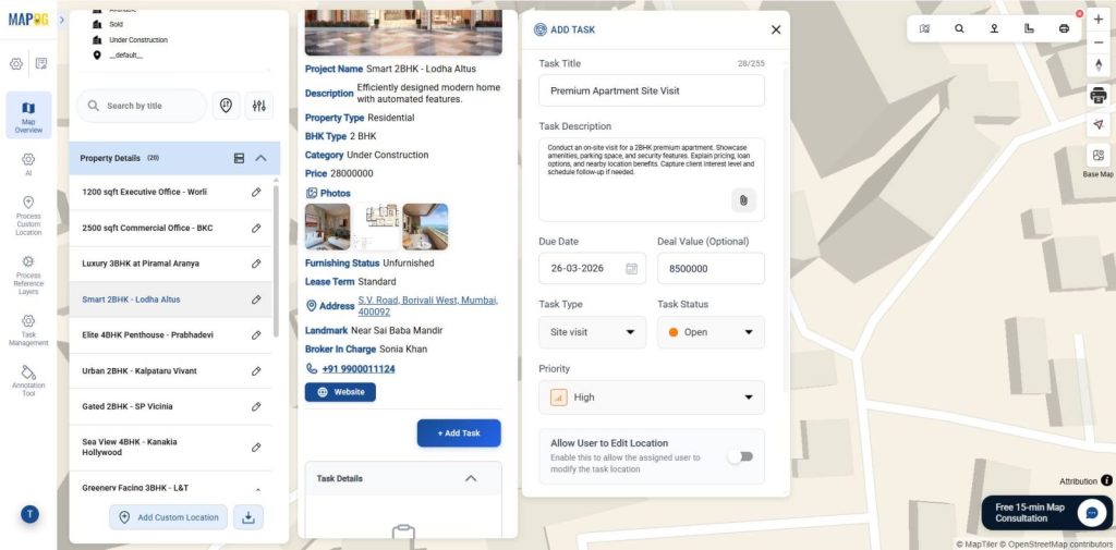 Assigning member and save
