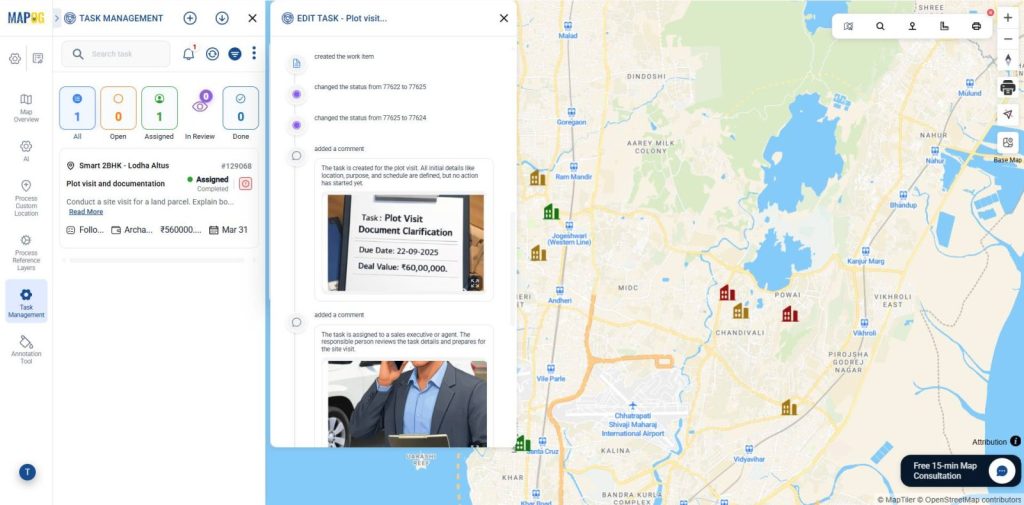review Manage Site Visits