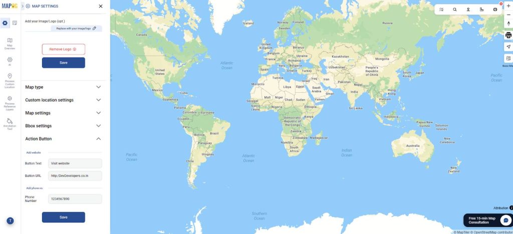 Call to action button