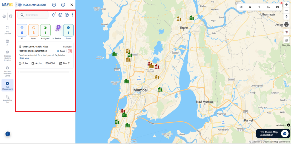 submit the review for Manage Site Visits