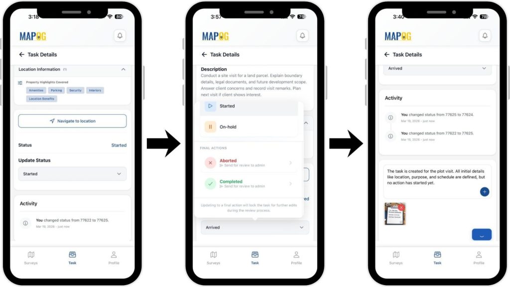 Updating status and adding comment 