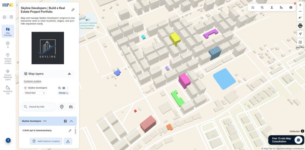 All locations are added to Build Your Property Portfolio Map