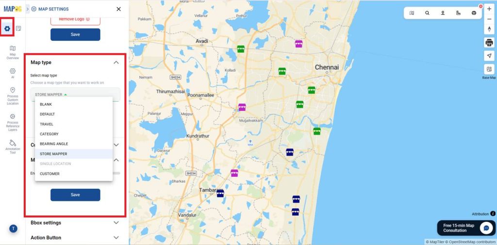 Change to Store Mapper for Store Map vs Default