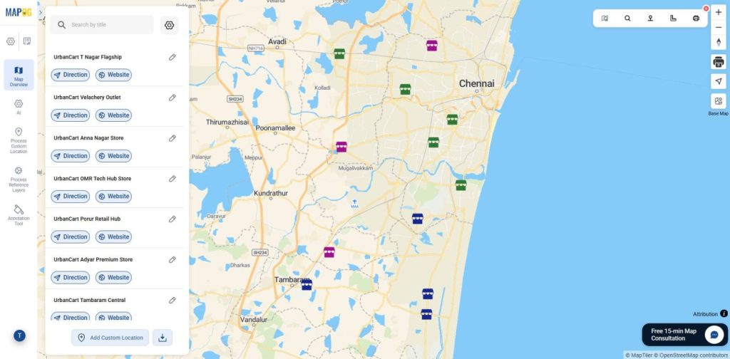 Store Mapper for Store Map vs Default