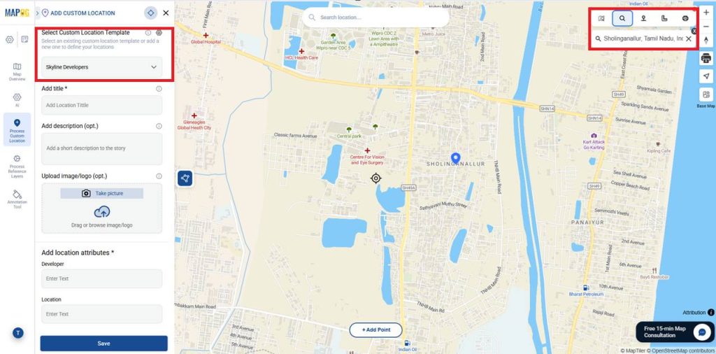 Select  Template  to Build Your Property Portfolio Map