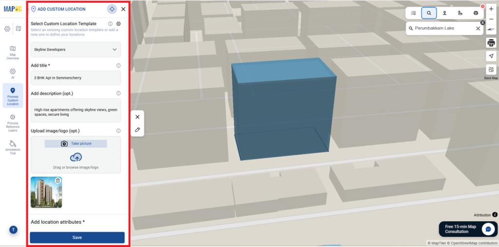 Adding property details to Build Your Property Portfolio Map