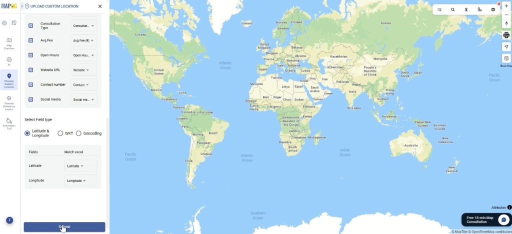 Match attributes & coordinates