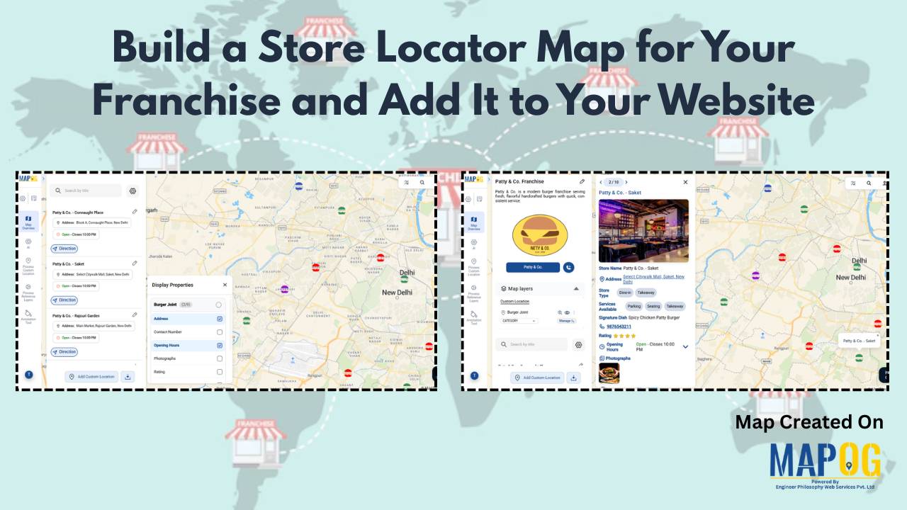 Build a store locator map for your franchise