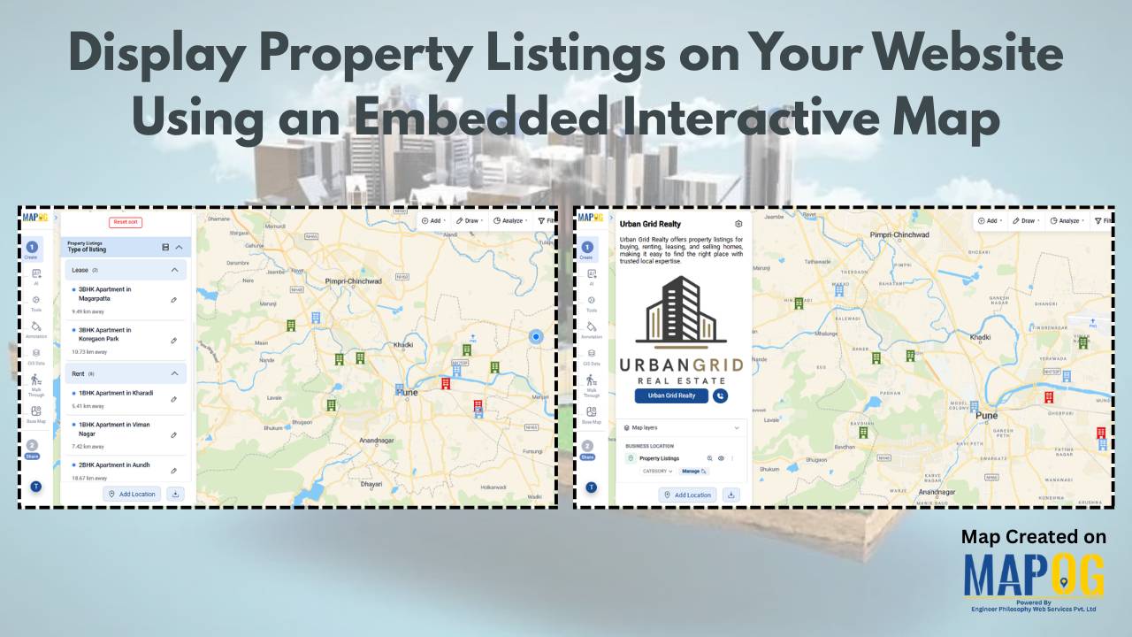 Display Property Listings on Your Website Using an Embedded Interactive Map