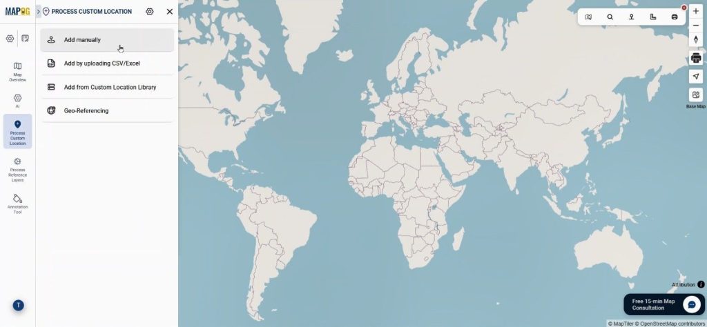 Use add manually for Interactive Web Map