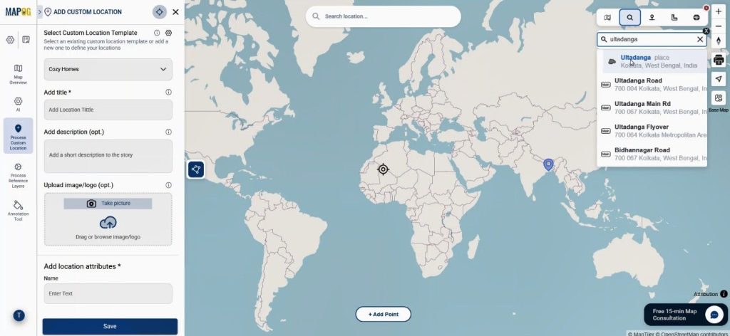 search by location