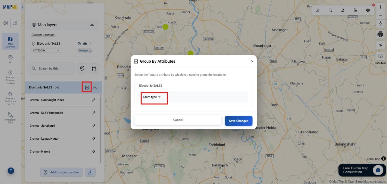 choose group by attribute to group the layer 