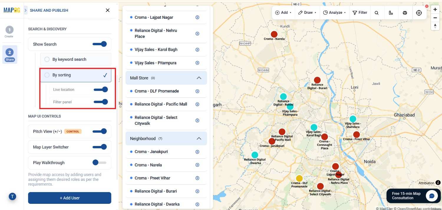 Screenshot2026-04-2223213 sorting using locations to locate through your live location