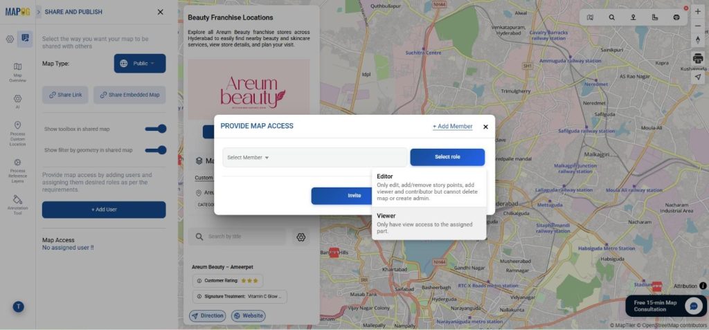 add user for collaboration