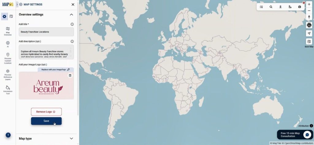 Replace logo for branding