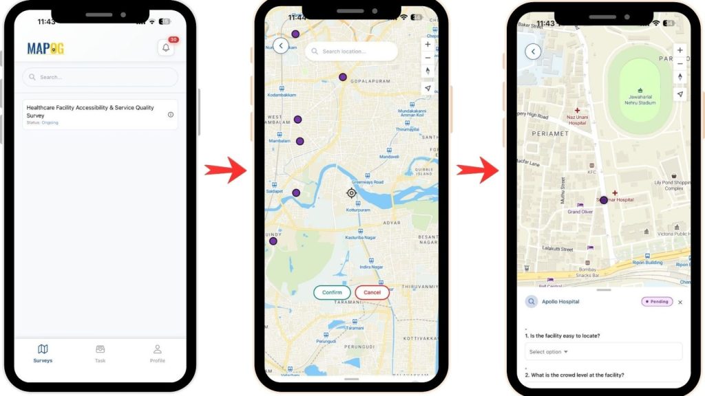 MAPOG Contributor app for Field Surveys and Store Data