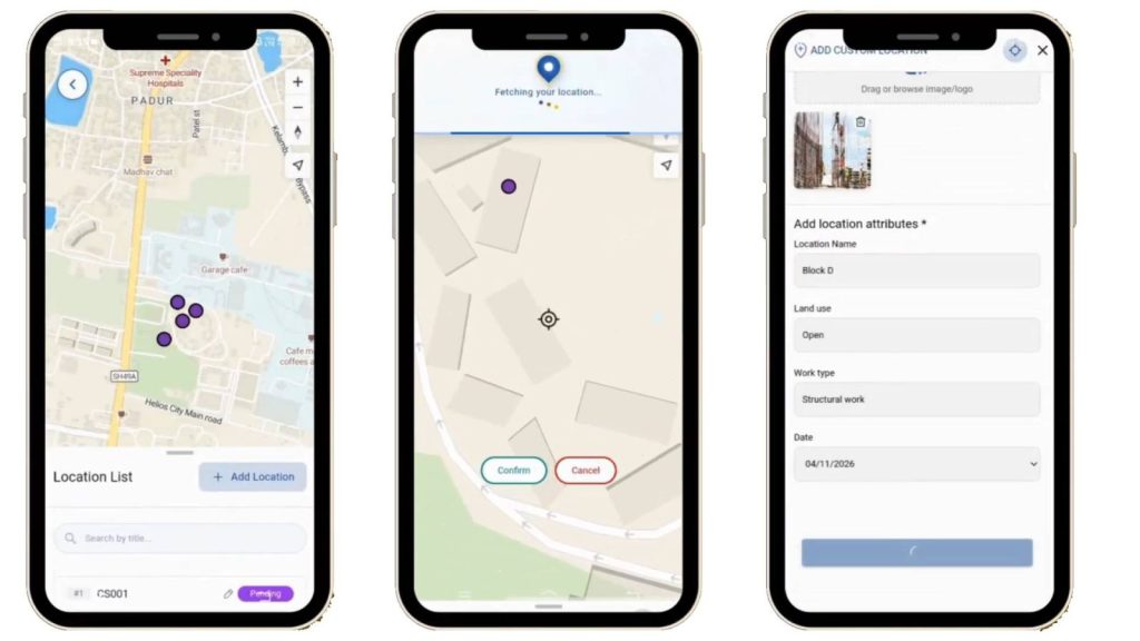 Add new unregistered locations
