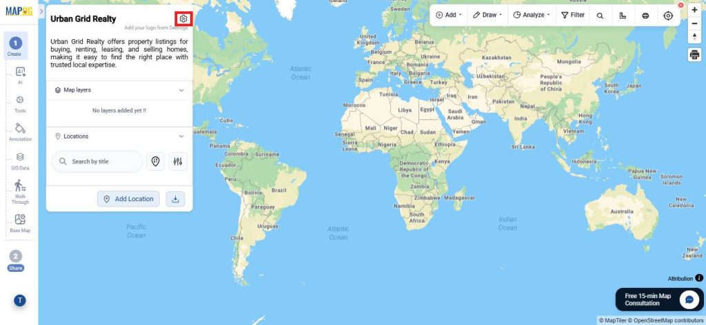 Add a logo to your display property listings map