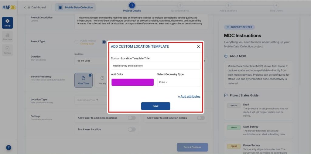 Create a custom template