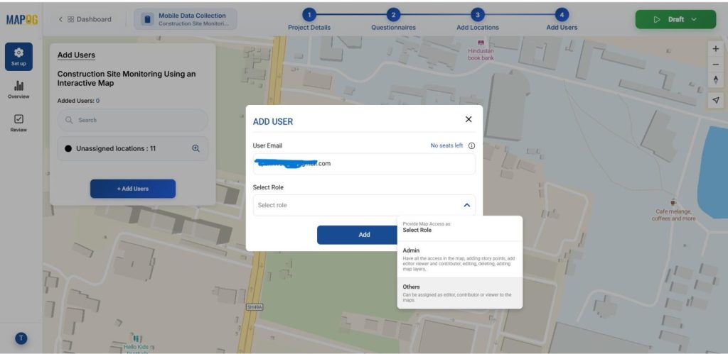 Add new users to Plan and Monitor On-Ground Activities