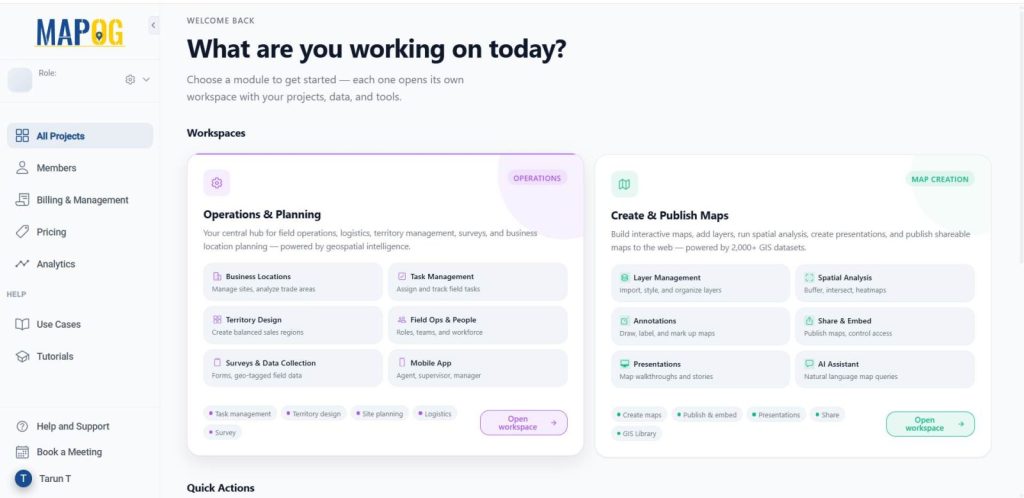Create and upload location to Collect and Manage Field Data