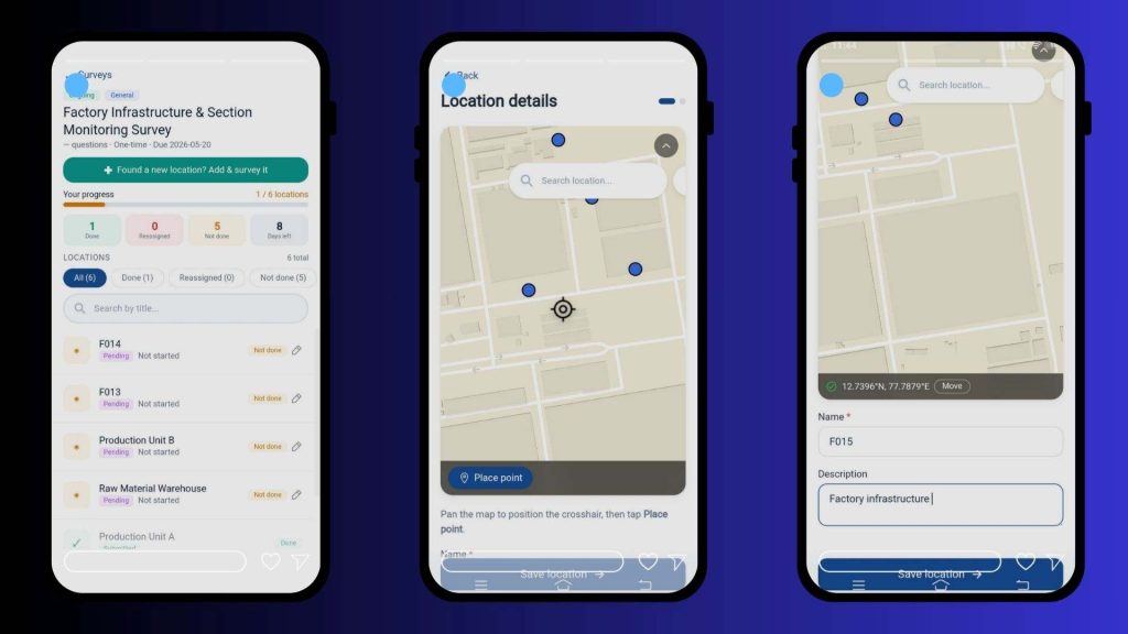 MAPOG contributor application to Collect and Manage Field Data