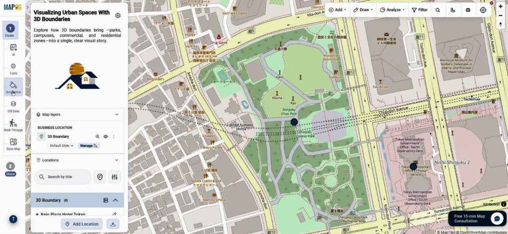 Create 3D Boundaries with MAPOG Annotation tools