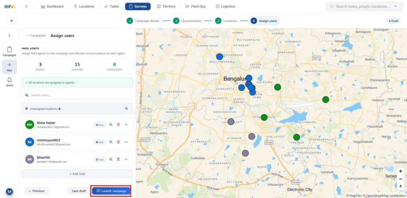 Screenshot 2026-05-04 130929 Launch the survey campaign to conduct Site Inspections Using GPS