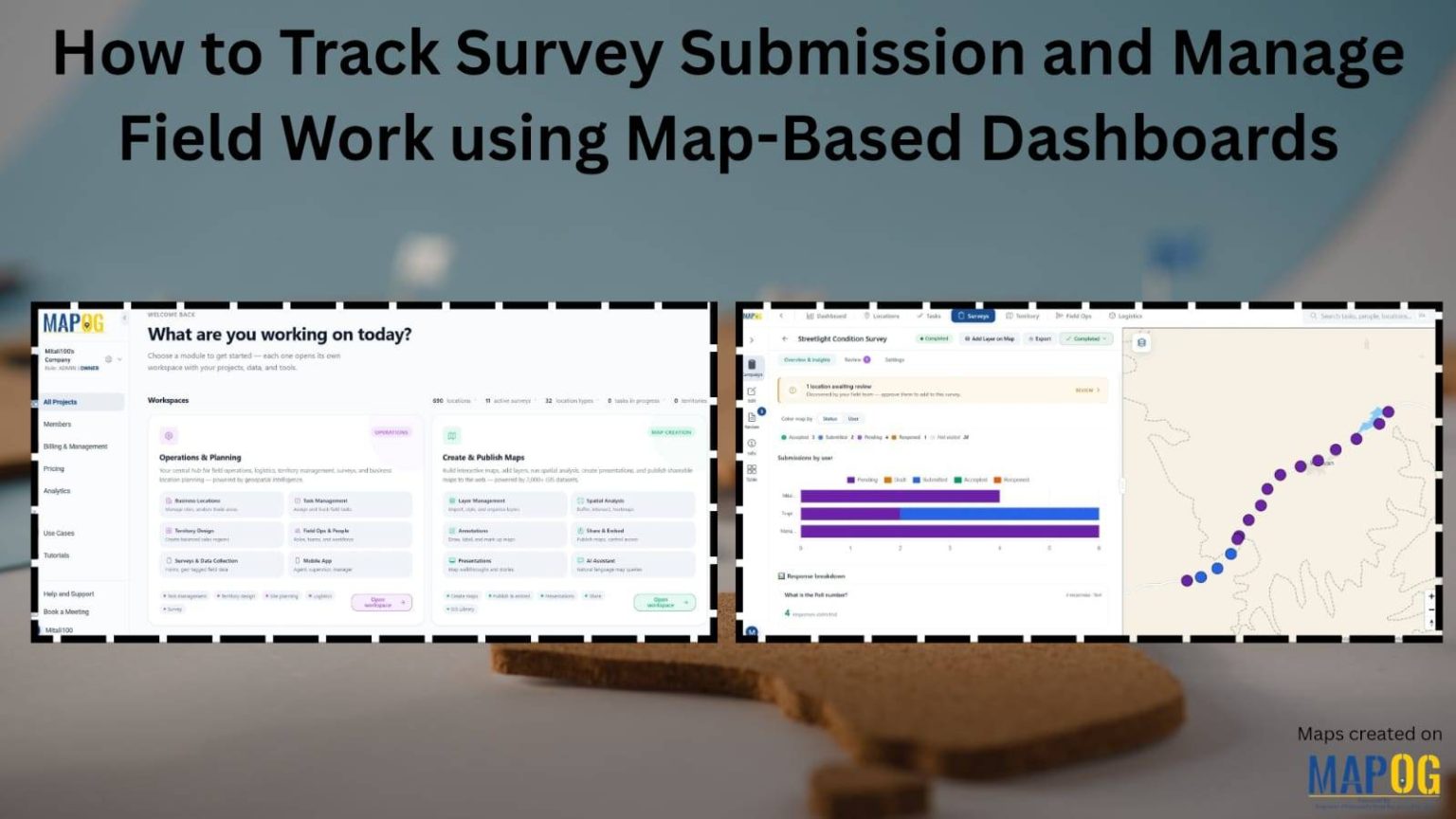 Track survey submissions
