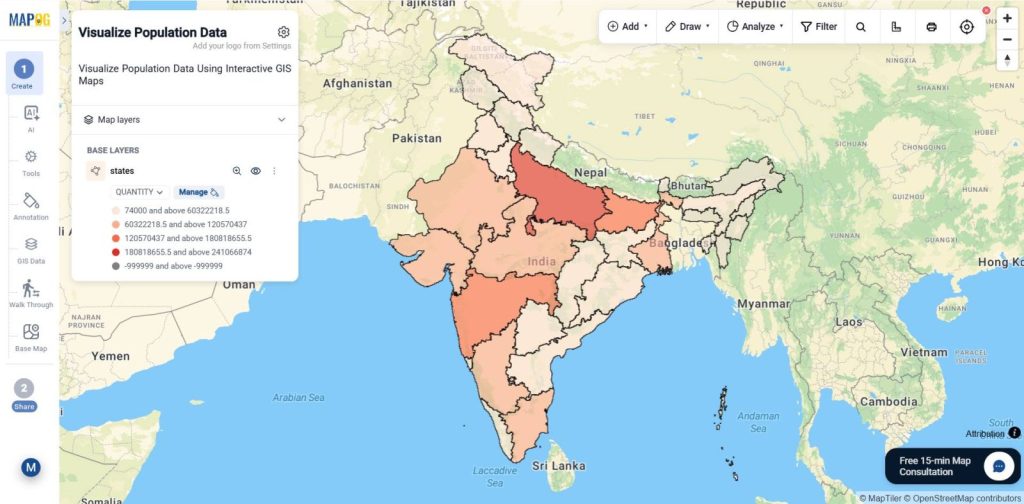 How to Visualize Population Data Using Interactive GIS Maps