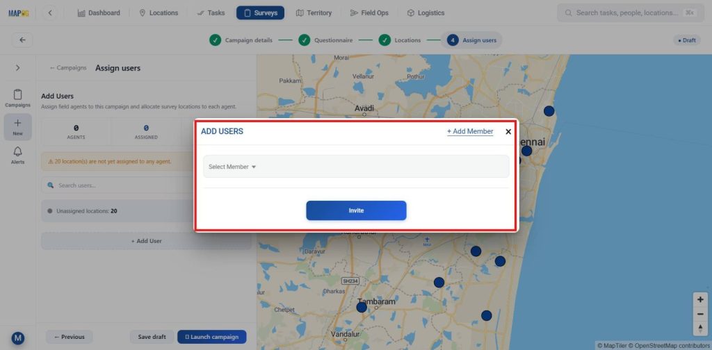 Add User section to manage 
