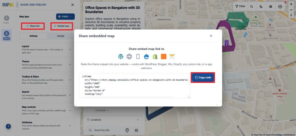 preview and share your interactive 3d property boundaries map